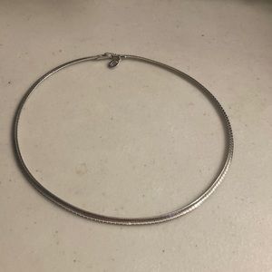 Nolan Miller Silver 14” Choker Necklace